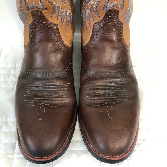 Ariat Heritage Stockman Barrel Brown Boot. Size 11.5D main image 6